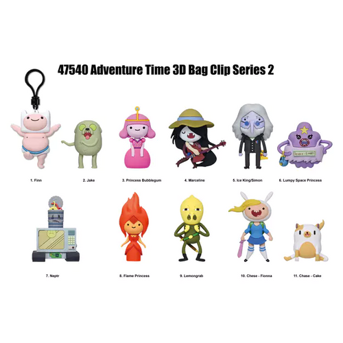 Adventure Time (series 2) Bag Clip - DKB